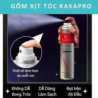 Gôm Xịt Giữ Nếp Tóc KAKAPRO 280ml Không Bết Dính, Giữ Nếp Tóc Lâu, An Toàn Cho Tóc - VIORA SHOP