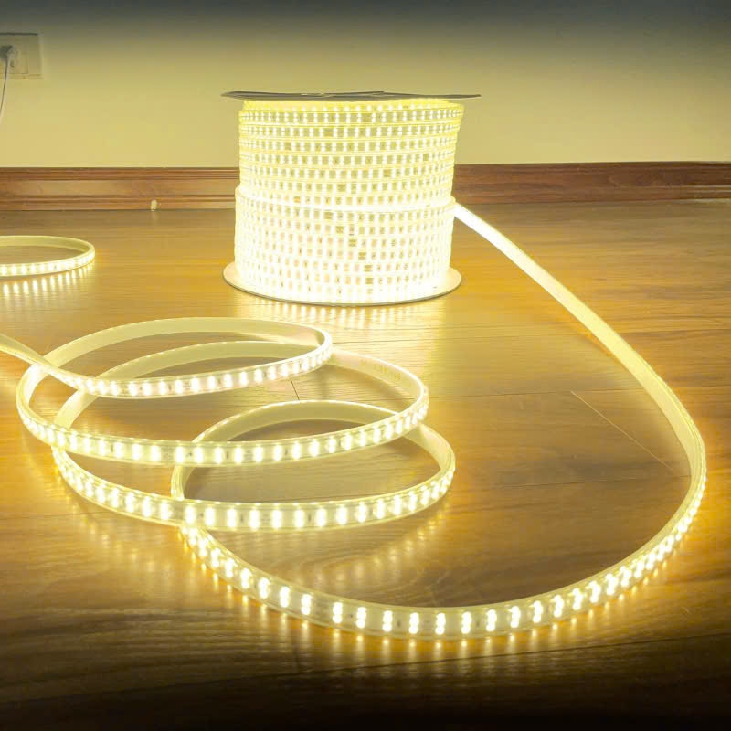 [Quà tặng] Đèn Led Dây Đôi 2 Hàng Bóng Home Decor Chống Nước Trang Trí Giường Ngủ, Bàn Học, Bàn Làm Việc
