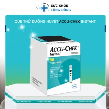 Que Thử Đường Huyết Accu-Chek Instant Hộp ( 50, 100, 150 ) Que