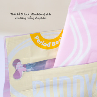 Băng vệ sinh BUDDYROSY Daily Airy Pantyliner hàng ngày - Siêu mỏng - Thấm hút nhanh - Không cánh