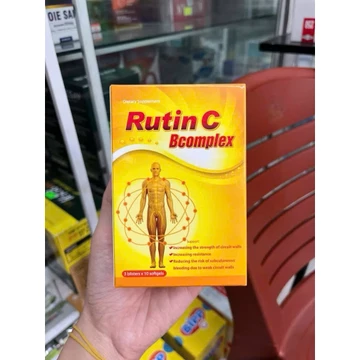 [CHÍNH HÃNG] Viên uống Rutin Bcomplex C hỗ trợ bền thành mạch, suy giãn tĩnh mạch, chảy máu cam (30 viên) VH PHARMA