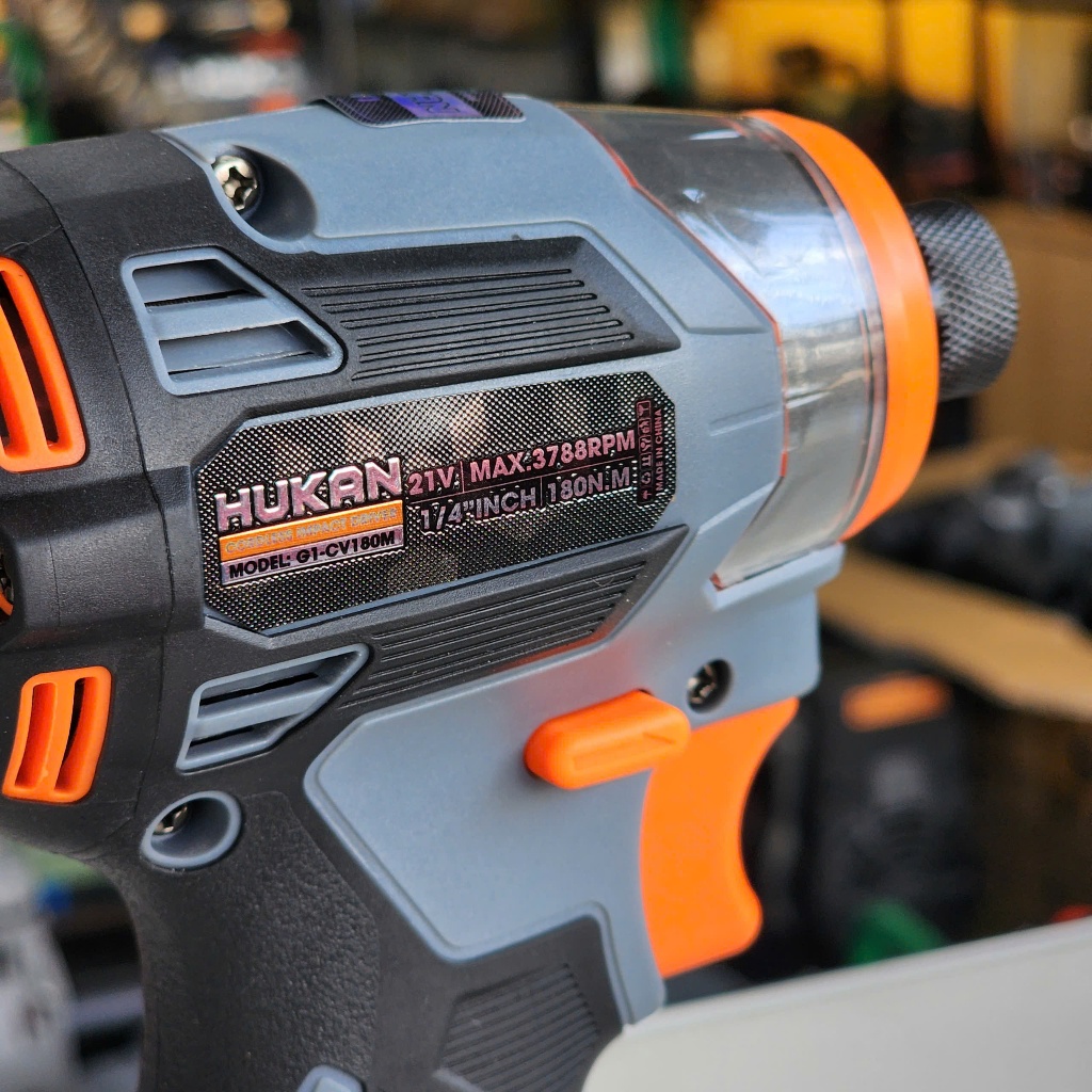 Hukan Máy Chuyên Vít Búa 21V G1-CV180M Xám đen 180Nm Motor Brushless Chính Hãng Đầu 1/4 Tiện Lợi 4