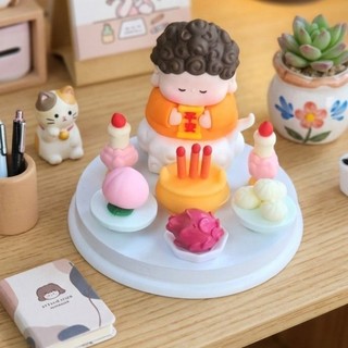Bàn Thần Tài - Phật mini phụ kiện trang trí mini
