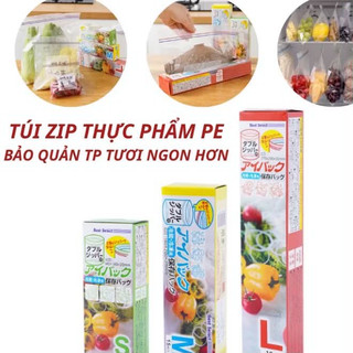 combo 3 size túi thực phẩm trữ đông bảo quản tủ lạnh,túi đựng thực phẩm cao cấp