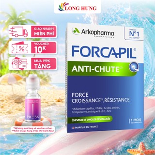 Viên uống Arkopharma Forcapil Anti-Chute hỗ trợ tóc, móng chắc khỏe (30 viên)
