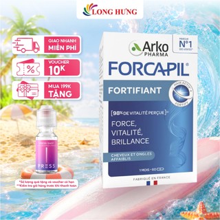 Viên uống Arkopharma Forcapil Fortifiant hỗ trợ tóc, móng chắc khỏe (60 viên)
