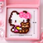 Móc Khoá Nhựa Kitty Và Gấu Bông Handmade Hạt Nhựa Ủi