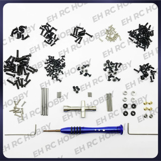 Bộ Hộp Ốc Vít Kèm Dụng Cụ Sửa Chữa Cho Xe RC WLtoys 144001 144010 144002 124016 124017 124018 124019