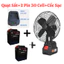 Quạt tích điện mini để bàn Pin 30 Cell-2 Mức gió,Thiết Kế Nhỏ Gọn Sử Dụng Liên Tục Nhiều Giờ -Bảo Hành 24 Tháng