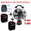Quạt tích điện mini để bàn Pin 30 Cell-2 Mức gió,Thiết Kế Nhỏ Gọn Sử Dụng Liên Tục Nhiều Giờ -Bảo Hành 24 Tháng
