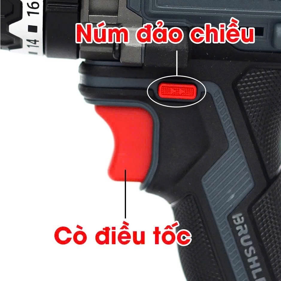 Máy Khoan Pin Rút Lõi Workfix WF-ID160AK, Lực siết 160Nm - Tạo Xung - Antikickback - Không chổi than