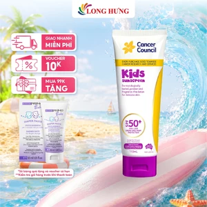 Kem chống nắng trẻ em Cancer Council Kids Sunscreen SPF50+ (35ml/110ml)