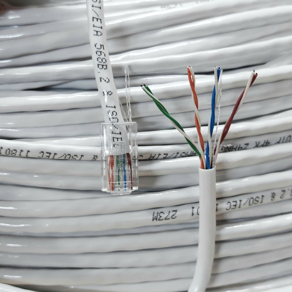 Combo 100M đến 300M Dây Mạng LAN 8 lõi đồng, Truyền tốc độ cao tới 1GB/Mpbs