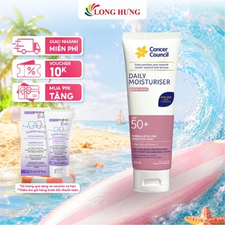Kem chống nắng dưỡng ẩm Cancer Council Daily Moisturiser Matte SPF50+ - 75ml