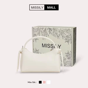 Túi xách nữ đeo đéo, đeo vai MISSILY da PU cao cấp size 22cm (ms174)