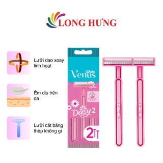 Dao cạo Gillette Venus Daisy 2 (2 cây)