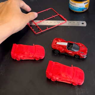 Ferrari f40 in 3d màu ngẫu nhiên tỉ lệ 1/64 trang trí diorama - phụ kiện xe mô hình tỉ lệ 1/64 trang trí diorama- sa bàn
