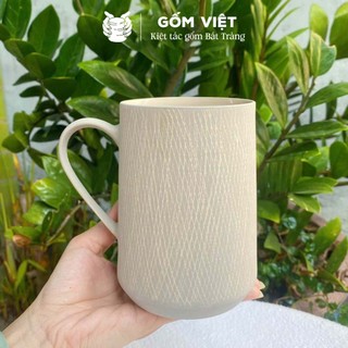 [HỎA TỐC HCM] Cốc, ly kẻ sọc nhiều màu sắc gốm sứ Bát Tràng xuất khẩu - Quà tặng người yêu, tốt nghiệp, 20/10, 20/11