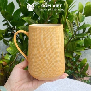 [HỎA TỐC HCM] Cốc, ly kẻ sọc nhiều màu sắc gốm sứ Bát Tràng xuất khẩu - Quà tặng người yêu, tốt nghiệp, 20/10, 20/11