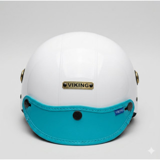 Mũ bảo hiểm VIKING COLOR nhựa ABS cao cấp, phối màu đa dạng nam nữ chính hãng, đạt chuẩn Quatest, nón đi xe máy ảnh 2