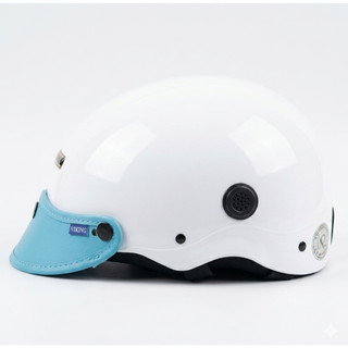 Mũ bảo hiểm VIKING COLOR nhựa ABS cao cấp, phối màu đa dạng nam nữ chính hãng, đạt chuẩn Quatest, nón đi xe máy ảnh 3