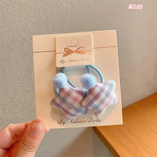 Set 2 cột tóc nhồi bông hình ngôi sao, trái tim, thỏ,…dễ thương phong cách HQ