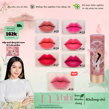 Son Thỏi Lì, Không Chì - Son Thiên Nhiên - Son Bà Bầu