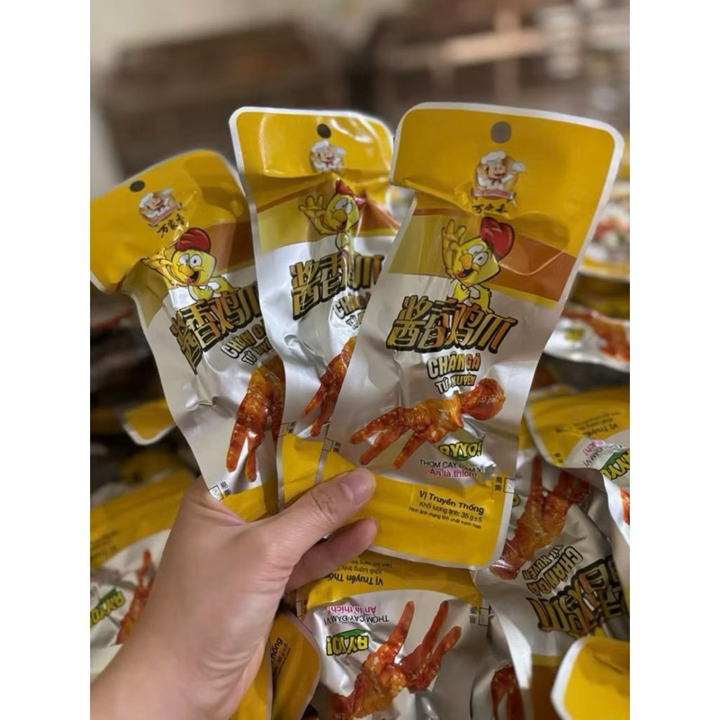( Sỉ 30 cái ) Chân gà  Tứ Xuyên Vạn Gia Hương vị tê cay