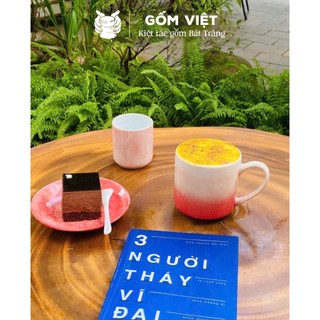 Cốc gốm sứ men hỏa biến 400 - 450ml dáng tròn – Ly sứ Bát Tràng loang màu – Quà tặng cao cấp – Gốm Việt Pottery