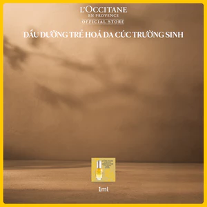 Gói Dầu Dưỡng Trẻ Hoá Da Cúc Trường Sinh L'OCCITANE Immortelle Divine Youth Oil 1ml