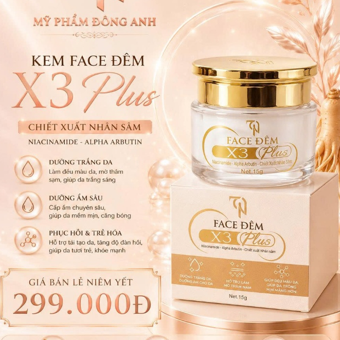 Face Đêm Collagen x3 Đông Anh Huỳnh Như
