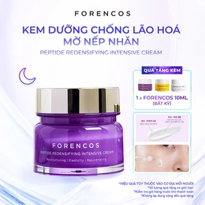 Kem dưỡng ẩm ban đêm hỗ trợ căng mịn và hỗ trợ làm chậm quá trình lão hóa Forencos Peptide Redensifying Intensive