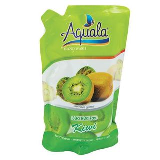 Nước Rửa Tay Aquala Hương Dâu, Kiwi, Lavender Túi 450Ml, Sữa Rửa Tay Aquala