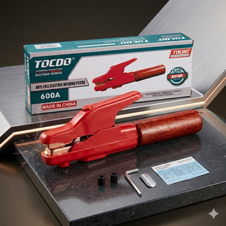 kìm kẹp que hàn cán gỗ hiệu tocdo chống nóng cao cấp