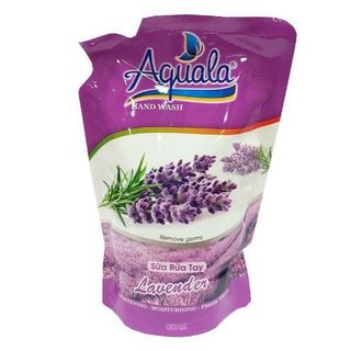Nước Rửa Tay Aquala Hương Dâu, Kiwi, Lavender Túi 450Ml, Sữa Rửa Tay Aquala