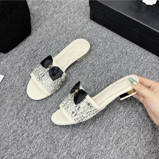 BYAT.CLOSET | dép quai lê nữ đính hạt mang lấp lánh