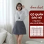 Chân Váy Chữ A Cạp Lưng Cao, Chân Váy Con Ong Bigsize Nữ, Chất Kaki Mềm Cao Cấp, Hack Dáng Tôn Eo Nâng Mông