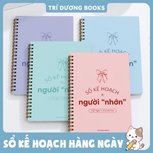 Sổ kế hoạch hằng ngày - Sổ kế hoạch Người “Nhớn” A5 120 trang ghi chép kế hoạch mục tiêu Nhật Ký Hàng Ngày Daily Planner