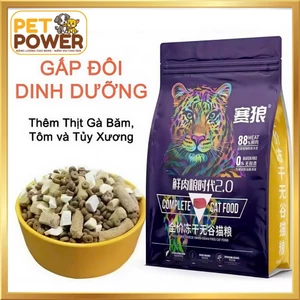 Hạt thức ăn cho mèo Langlike mix topping không ngũ cốc 5kg