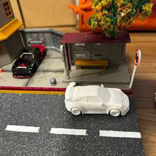 Porsche 911 gt3 in 3d màu ngẫu nhiên tỉ lệ 1/64 trang trí diorama - phụ kiện xe mô hình trang trí diorama - xe mô hình