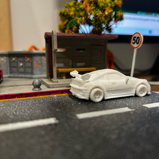 Porsche 911 gt3 in 3d màu ngẫu nhiên tỉ lệ 1/64 trang trí diorama - phụ kiện xe mô hình trang trí diorama - xe mô hình