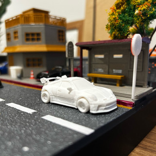 Porsche 911 gt3 in 3d màu ngẫu nhiên tỉ lệ 1/64 trang trí diorama - phụ kiện xe mô hình trang trí diorama - xe mô hình