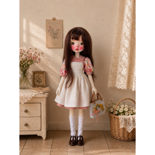 Váy hồng hoa size búp bê blythe,ob24
