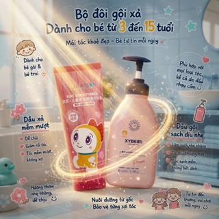 (Hỏa tốc SG)Dầu xả Keratin cho Bé chiết xuất từ thiên nhiên, giúp giảm gãy rụng tóc, dung tích 180ml