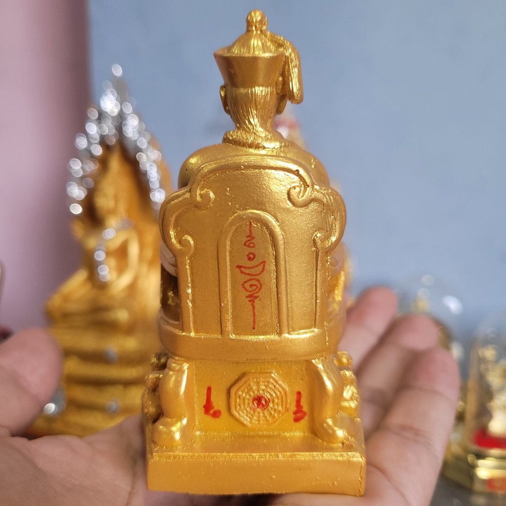 Mẫu Tượng Decor Mini Màu Vàng Kiểu Dáng Nghệ Thuật Dùng Trang Trí Bàn Làm Việc 8–11cm