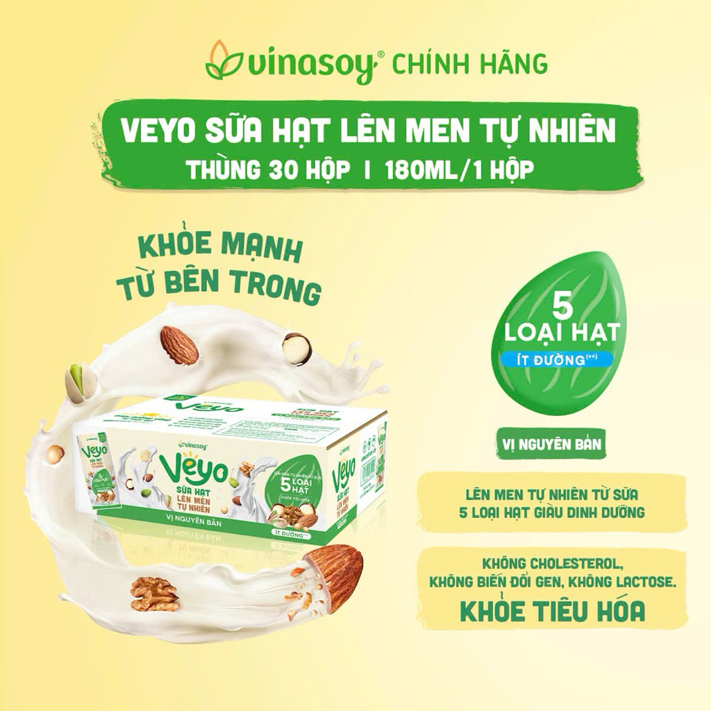 Sữa hạt vị thơm ngon bổ dưỡng