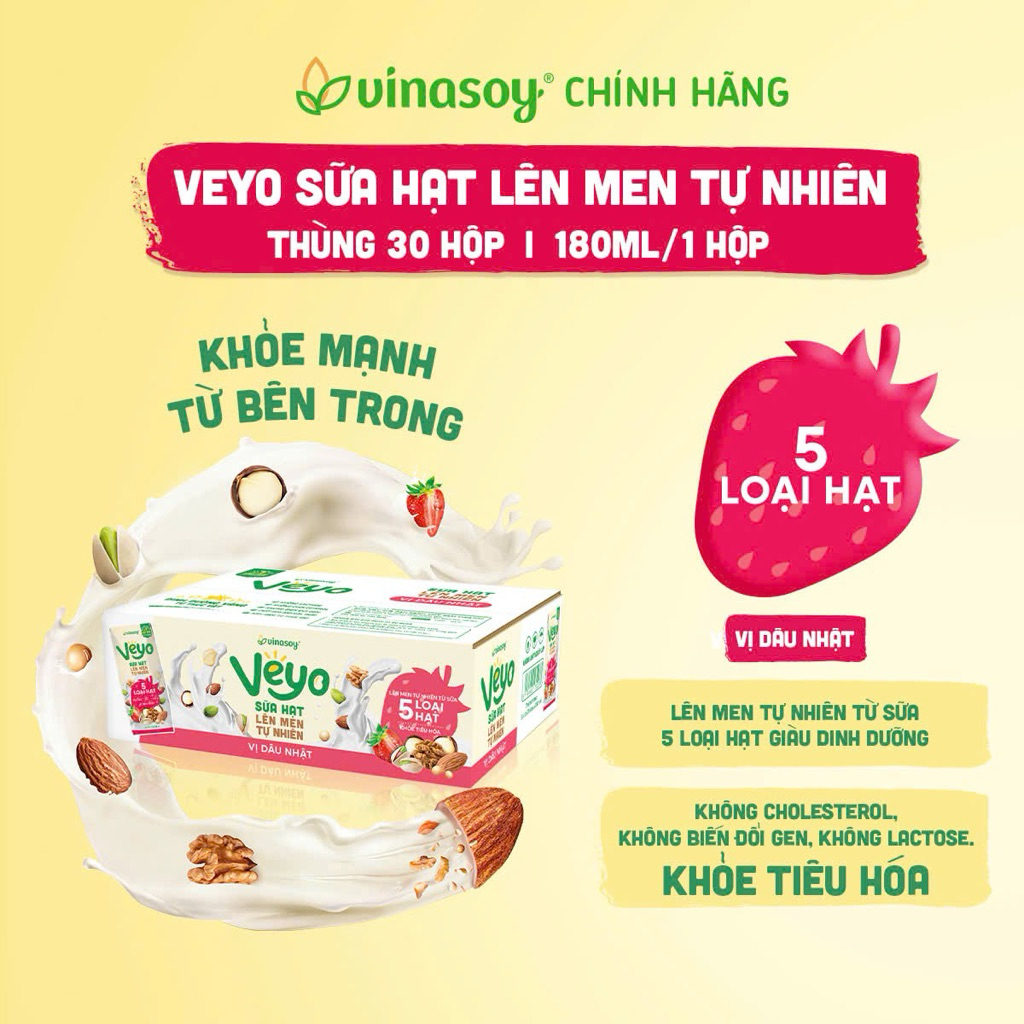 Sữa hạt vị thơm ngon bổ dưỡng