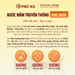 Nước Mắm Truyền Thống Phú Quốc Hộp 6 Chai 510ml Ủ Chượp Truyền Thống Độ Đạm 40/43 — ảnh 3