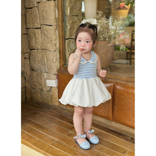 (BabyBeer-Chính Phẩm)_Váy Bí Cổ Yếm cho bé _Ảnh thật_FOM BÉ KH THÍCH RỘNG CÓ THỂ TĂNG SIZE