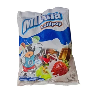 Kẹo Sữa Bò Milkita 50 Que Vị Hỗn Hợp Gói 450g - Indonesia